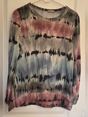 Mystree Brand Top- Size Small- Tie Dye